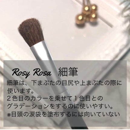 アイシャドウブラシセット/ロージーローザ/メイクブラシを使ったクチコミ(3枚目)
