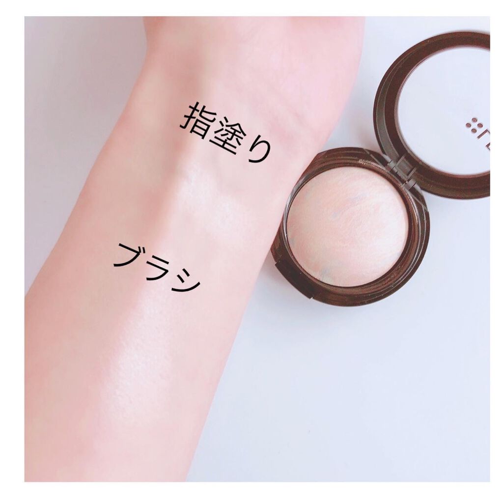 マーブルハイライター MH-1・ヴィーナスグロウ/LB/パウダーチークを使ったクチコミ（3枚目）