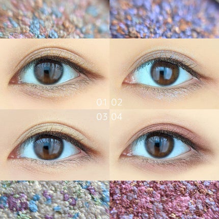 グリッタースプリンクルアイズ/MIRAGEM/グリッターを使ったクチコミ(5枚目)