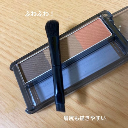 アイブロー パウダー/ちふれ/パウダーアイブロウを使ったクチコミ(3枚目)