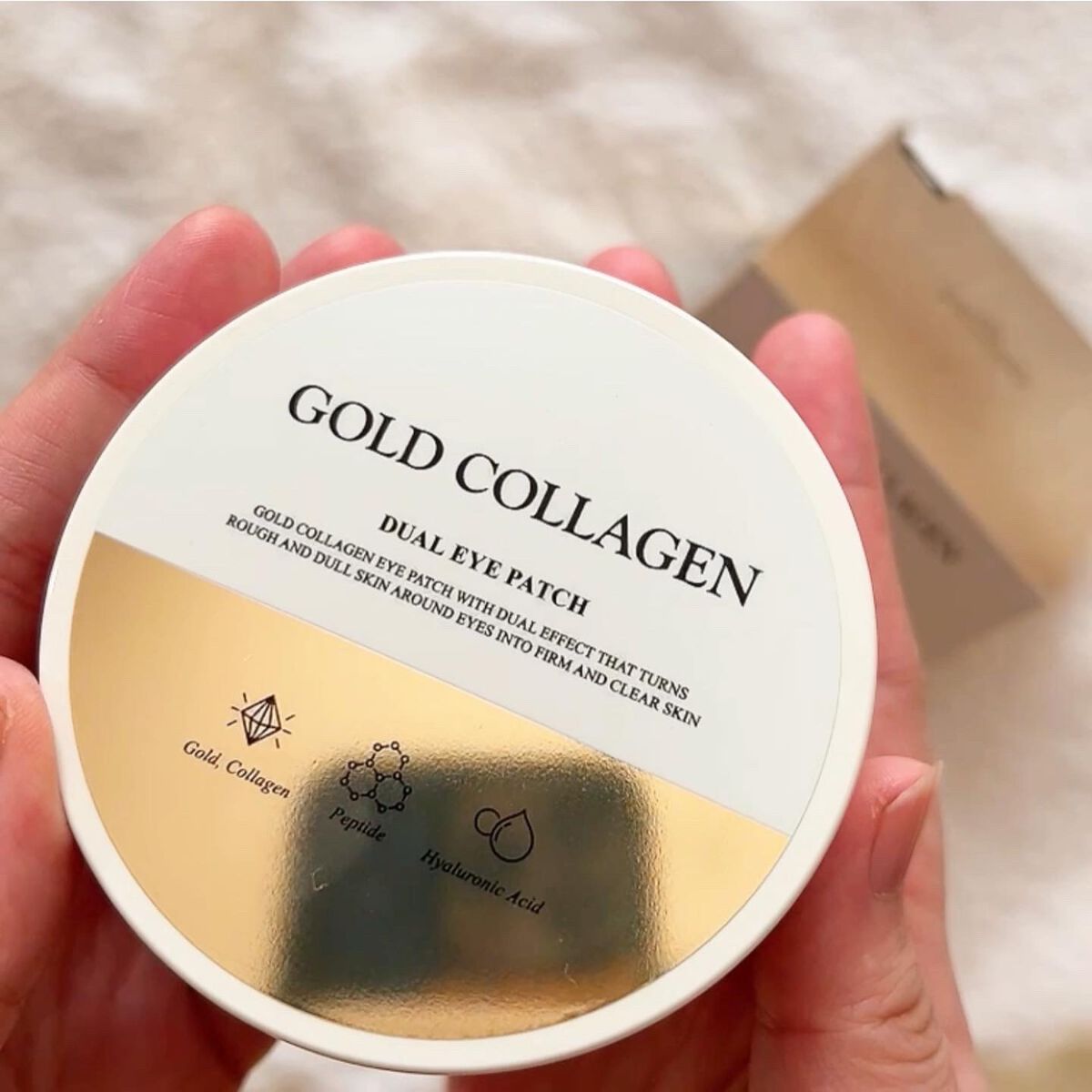 GOLD COLLAGEN DUAL EYE PATCH/SNP/アイケア・アイクリームを使ったクチコミ（2枚目）