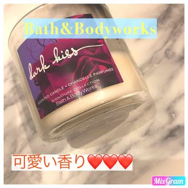 scented candle /BATH&BODY WORKS/アロマキャンドルを使ったクチコミ（1枚目）