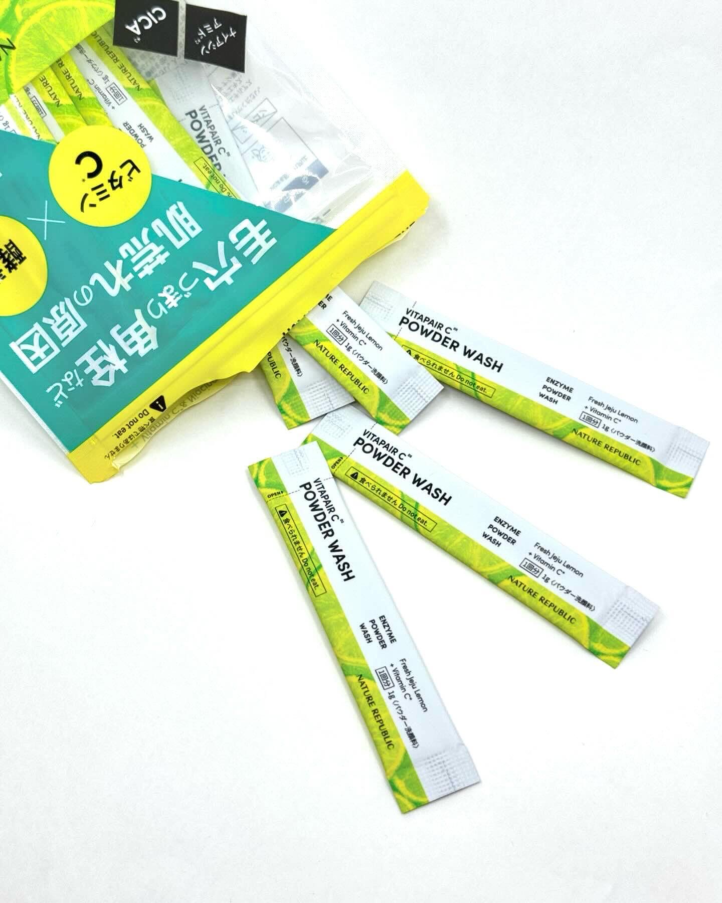 ビタペアC酵素洗顔パウダー/ネイチャーリパブリック/洗顔パウダーを使ったクチコミ（1枚目）