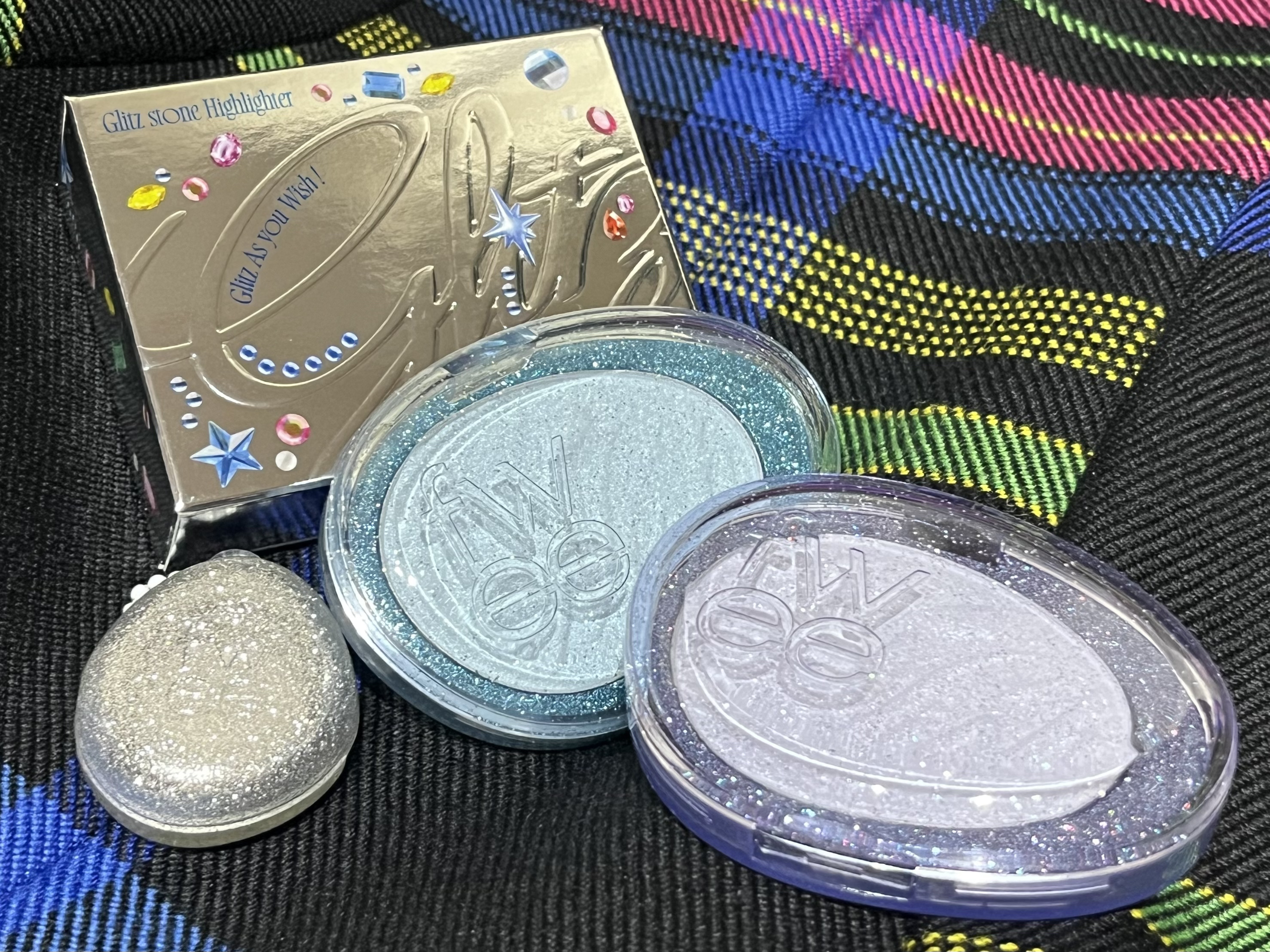 フィー グリッツストーンハイライター HL03 マリンベイビー/fwee/パウダーハイライトを使ったクチコミ（1枚目）