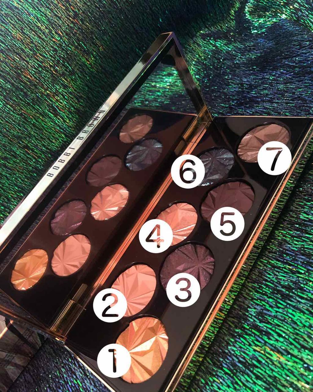 リュクス ジェムズ アイシャドウ パレット/BOBBI BROWN/アイシャドウパレットを使ったクチコミ（2枚目）