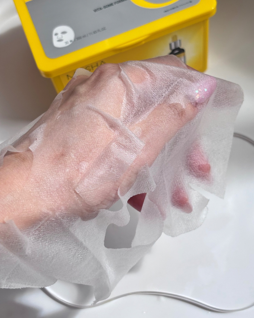 ミシャ ビタシープラス デイリーマスク【日本処方】/MISSHA/シートマスク・パックを使ったクチコミ（2枚目）