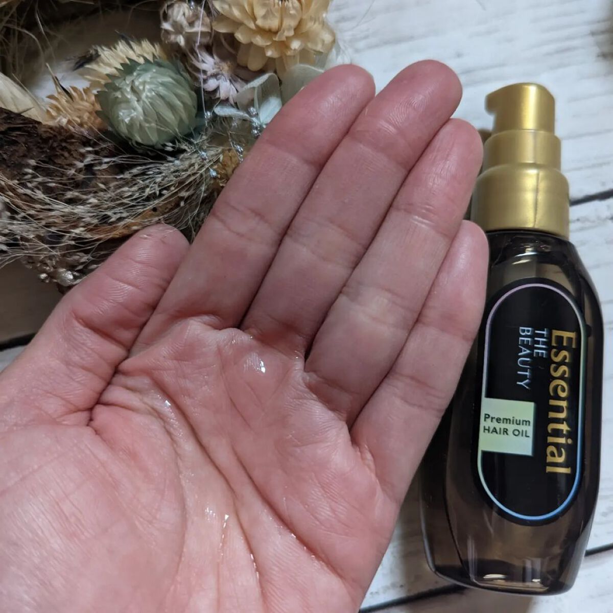 髪のキメ美容プレミアムヘアオイル/エッセンシャル/ヘアオイルを使ったクチコミ（2枚目）