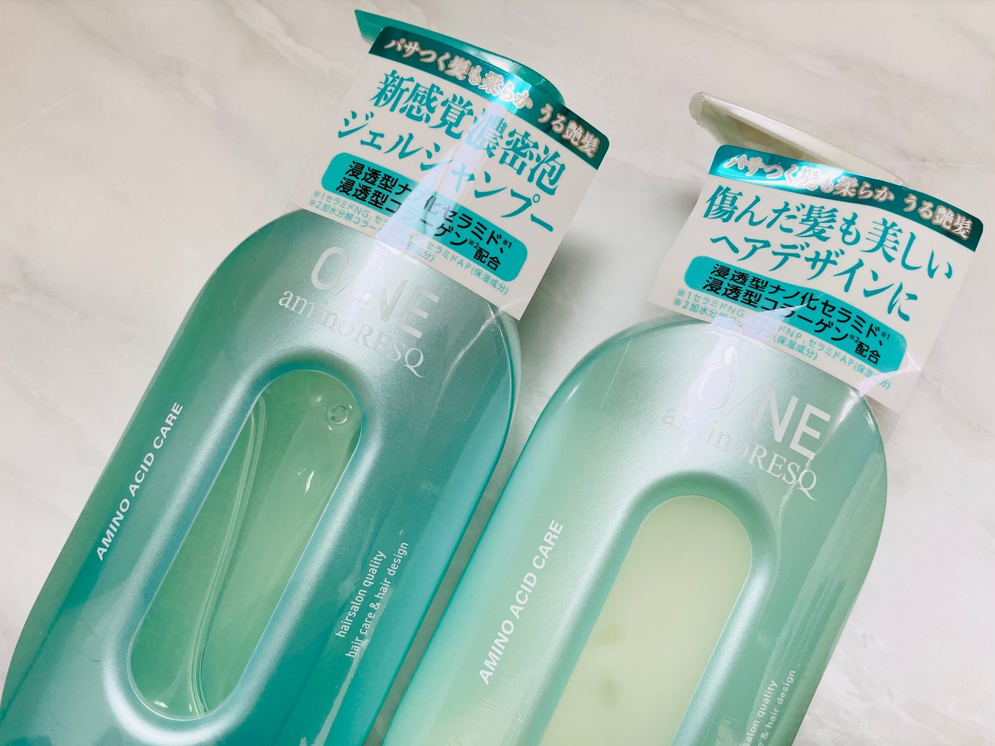 ワン アミノレスキューモイストシャンプー/トリートメント/アミノレスキュー/市販シャンプーを使ったクチコミ(4枚目)