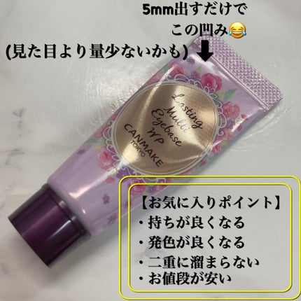 ラスティングマルチアイベース WP/キャンメイク/アイシャドウベースを使ったクチコミ(3枚目)
