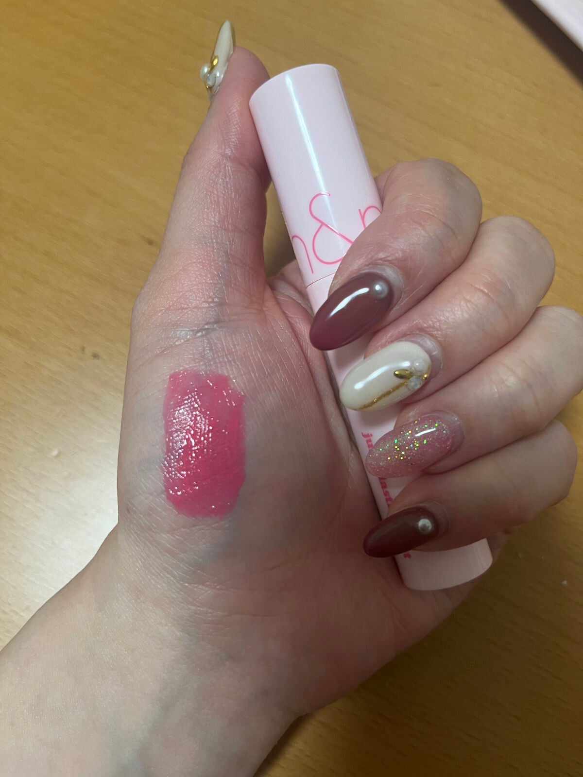 ジューシーラスティングティント/rom&nd/リップティントを使ったクチコミ(3枚目)