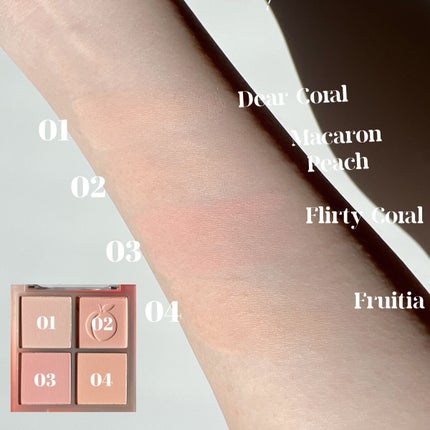 ブレンディングムードチーク/dasique/パウダーチークを使ったクチコミ(4枚目)