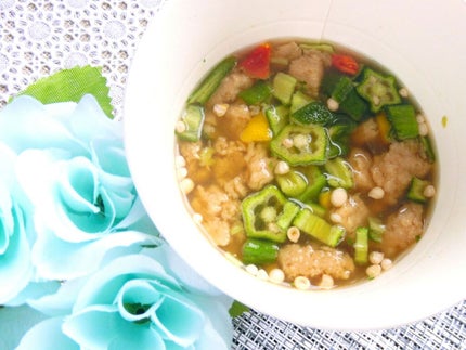 オーツミートと野菜のスープ オニオンコンソメ/ひかり味噌/食品を使ったクチコミ(4枚目)