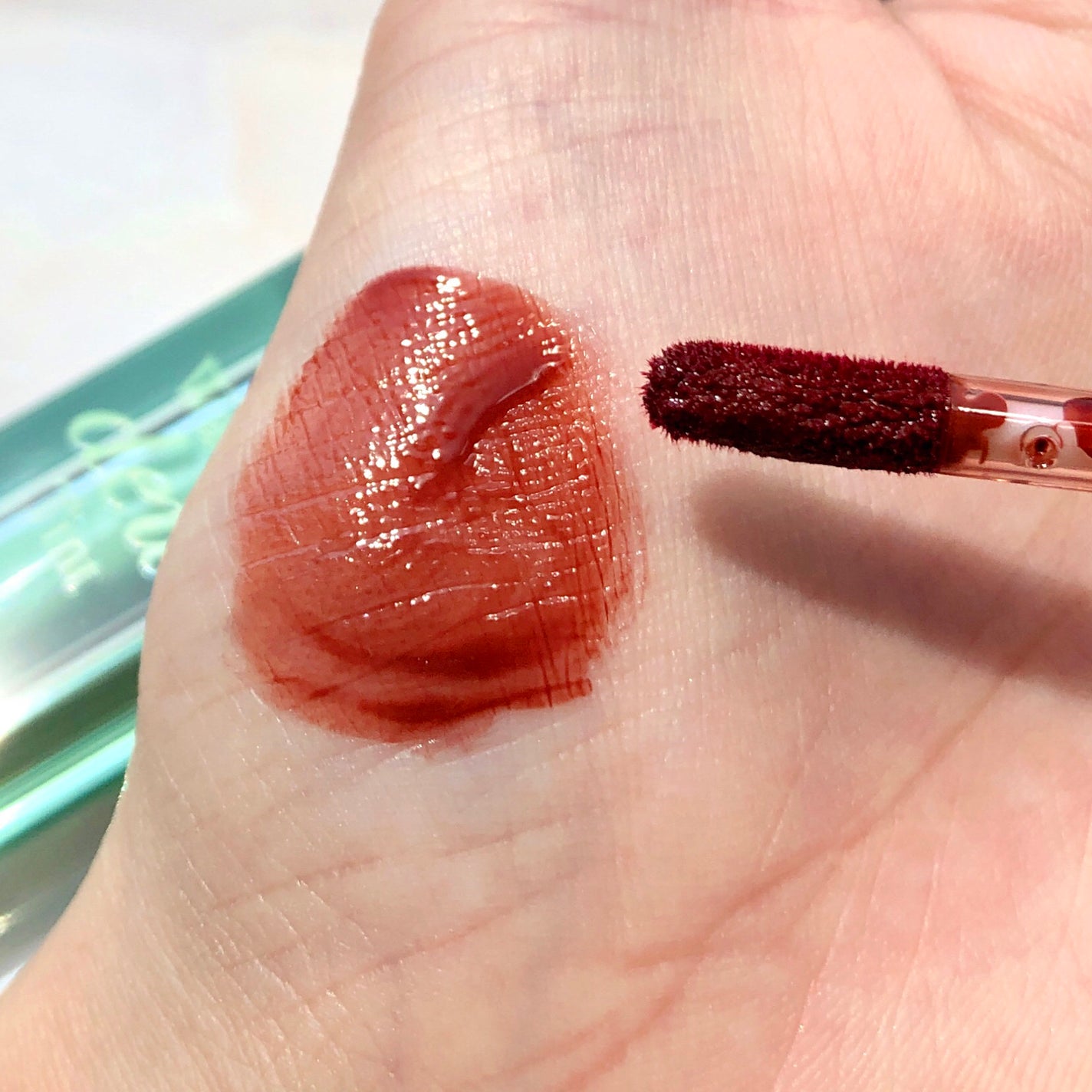 ザ ウォータリーデューティント/MERZY/リップティントを使ったクチコミ(4枚目)