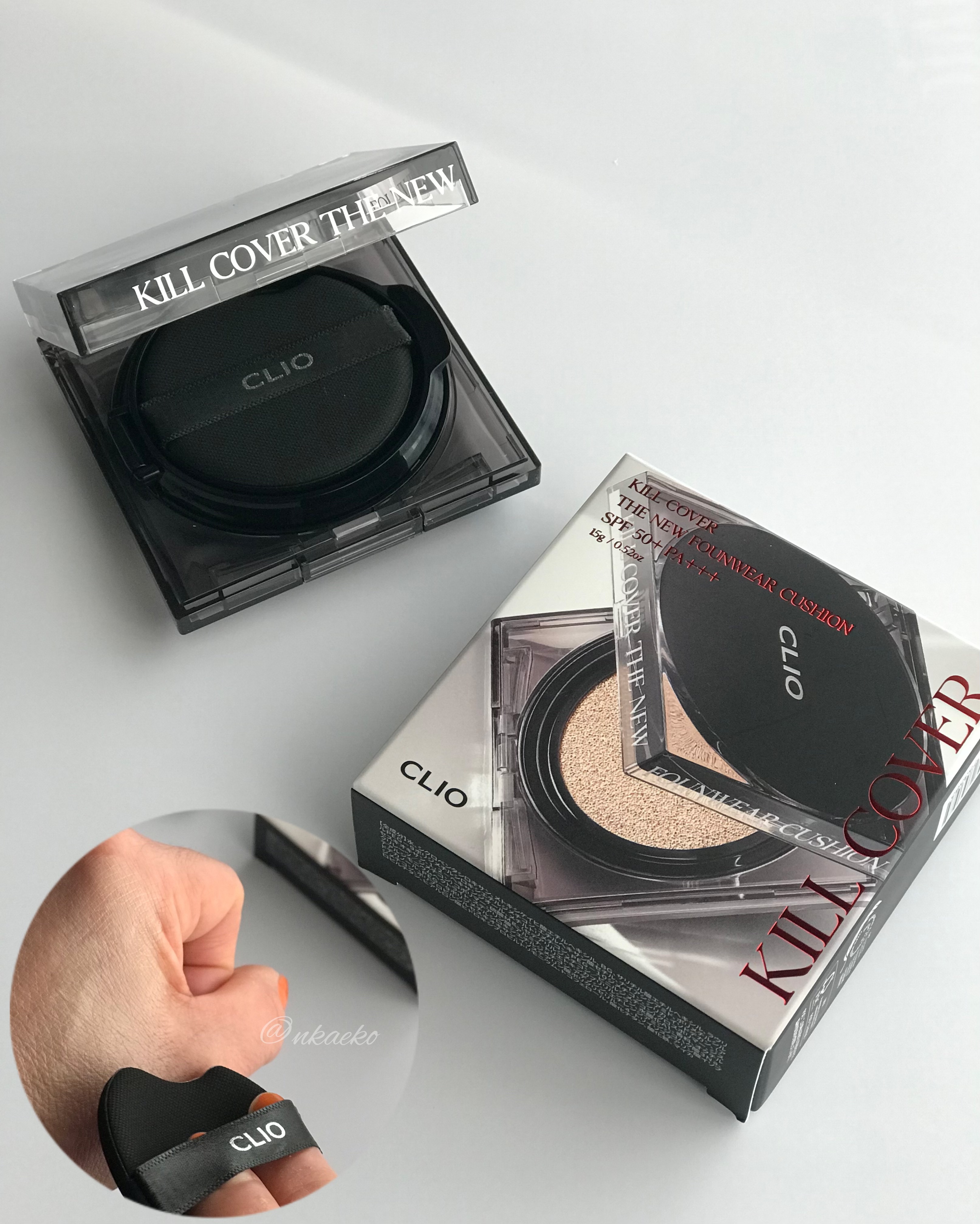 キル カバー ザ ニュー ファンウェア クッション/CLIO/クッションファンデーションを使ったクチコミ（3枚目）