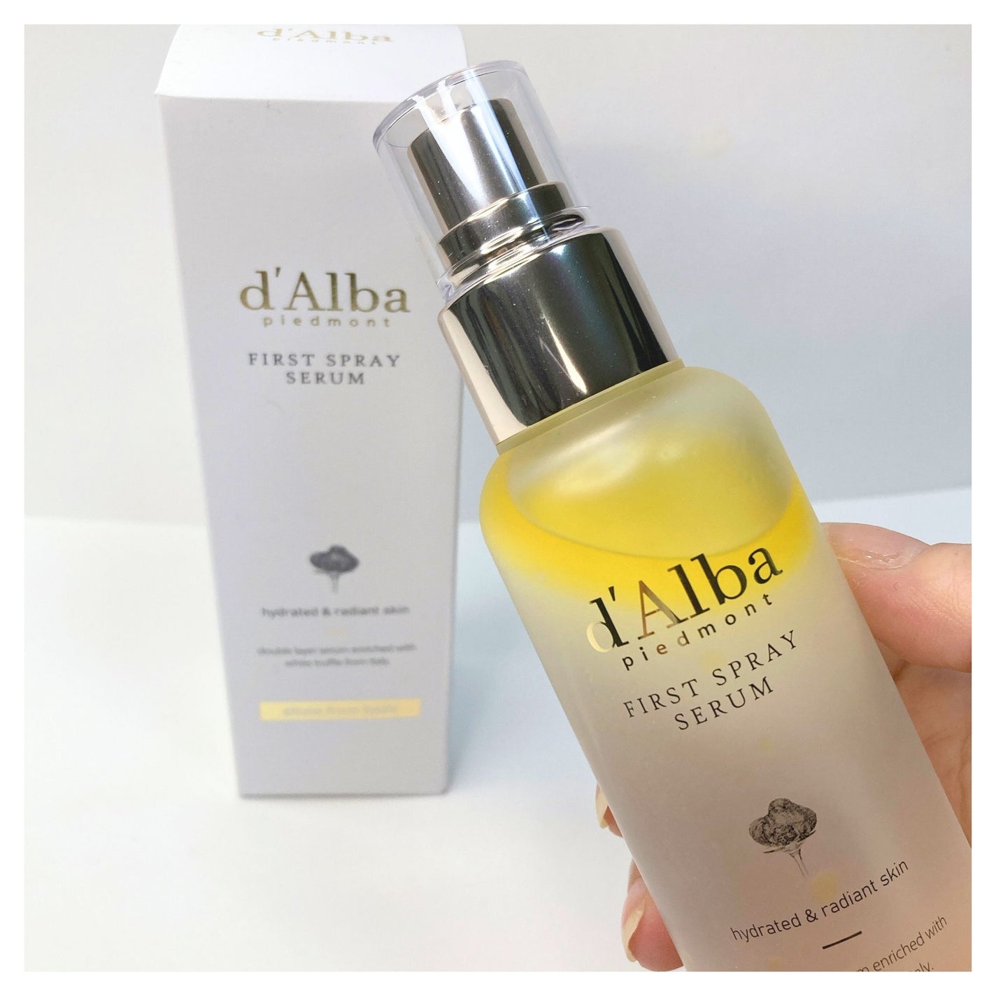 ダルバ ホワイトトリュフファーストスプレーセラム/ダルバ/ミスト状化粧水を使ったクチコミ(2枚目)