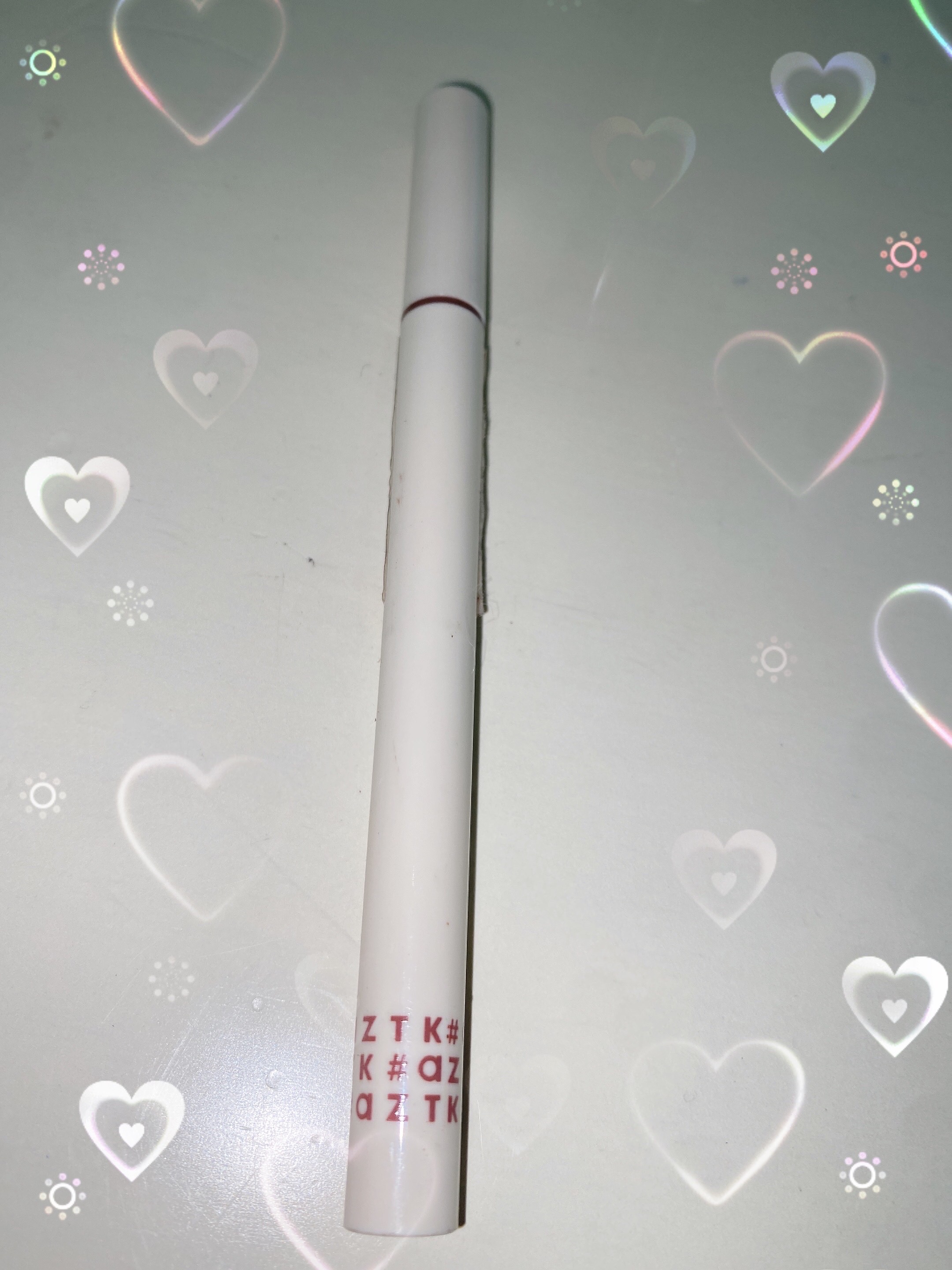 パールリキッドアイライナー S03パールワインレッド/aZTK/リキッドアイライナーを使ったクチコミ（1枚目）