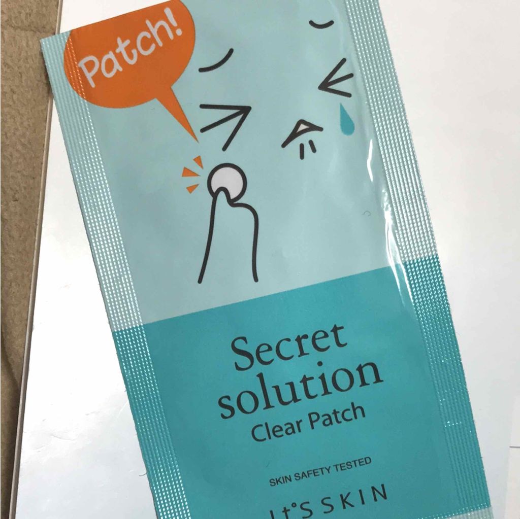 Secret solution Clear Patch/It's skin/シートマスク・パックを使ったクチコミ（3枚目）