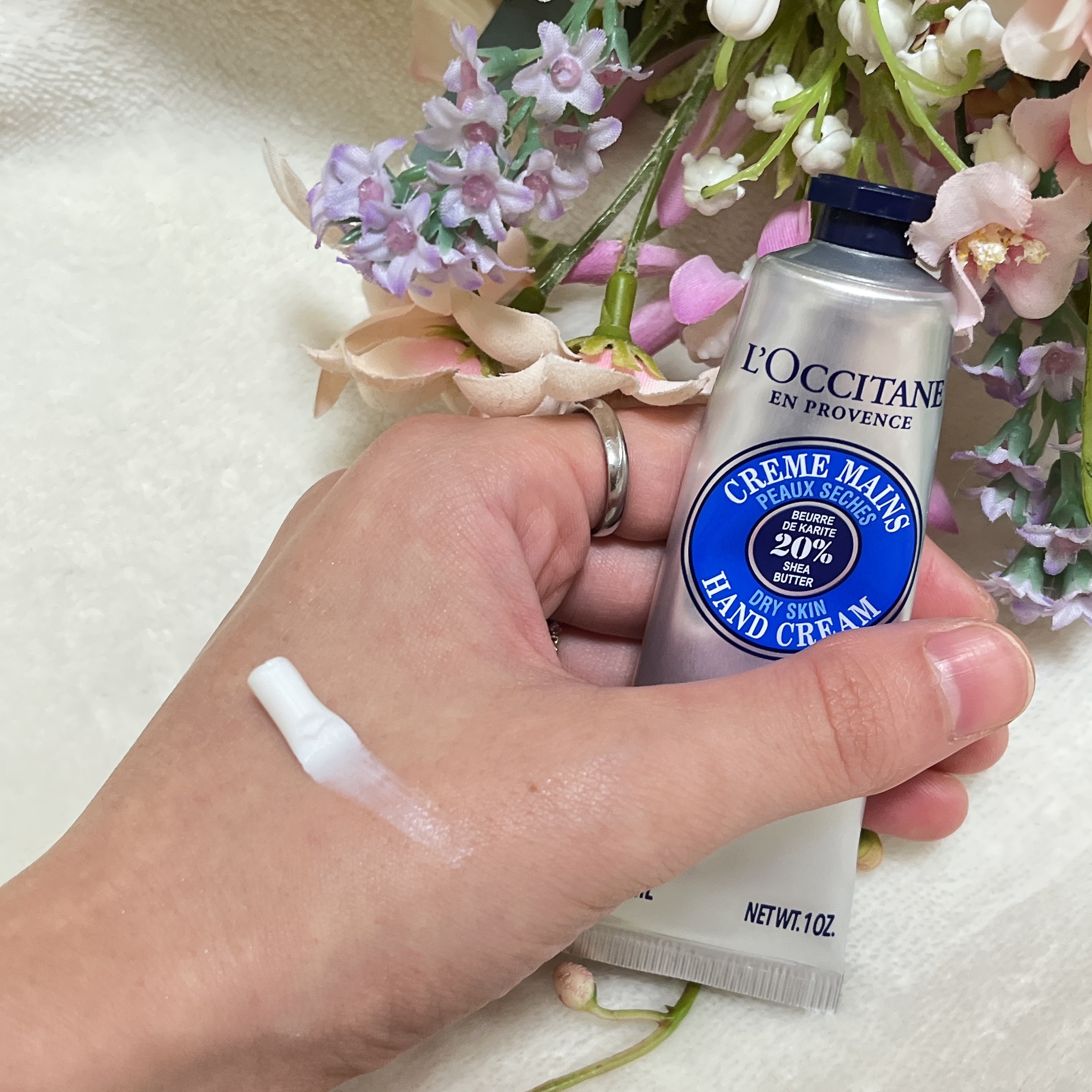 シア ハンドクリーム/L'OCCITANE/ハンドクリームを使ったクチコミ（1枚目）