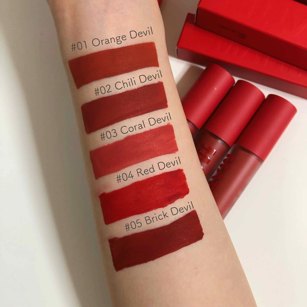 マットフィットリップラッカー/EGLIPS/口紅を使ったクチコミ(2枚目)