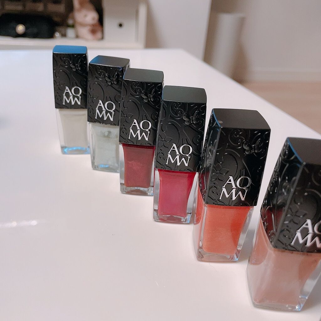 DECORTÉ AQ MW ネイルエナメルのクチコミ「COSME DECORTE
AQ MW ネイルエナメル
OR240 happy on
PK 8.....」（2枚目）