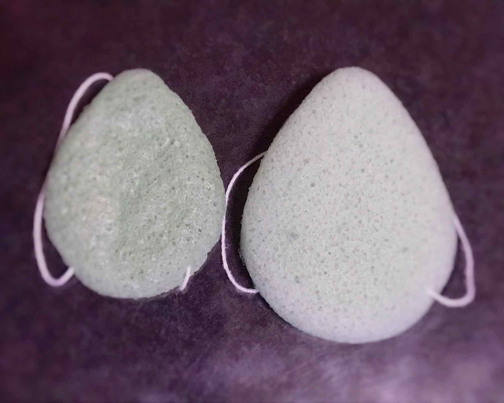 天然こんにゃくパフ/DAISO/その他スキンケアグッズを使ったクチコミ（2枚目）