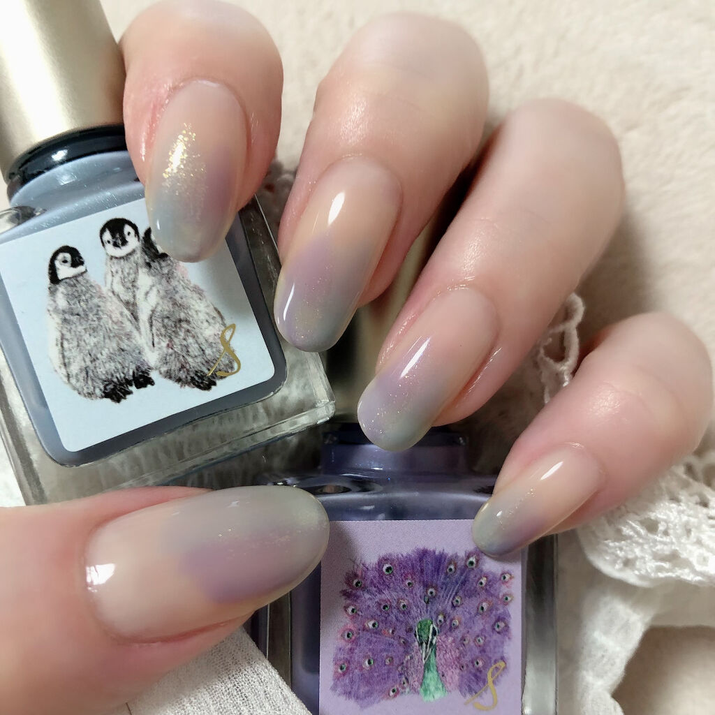 ネイルポリッシュ EX-40 ブルーアイリス/RMK/マニキュアを使ったクチコミ（1枚目）