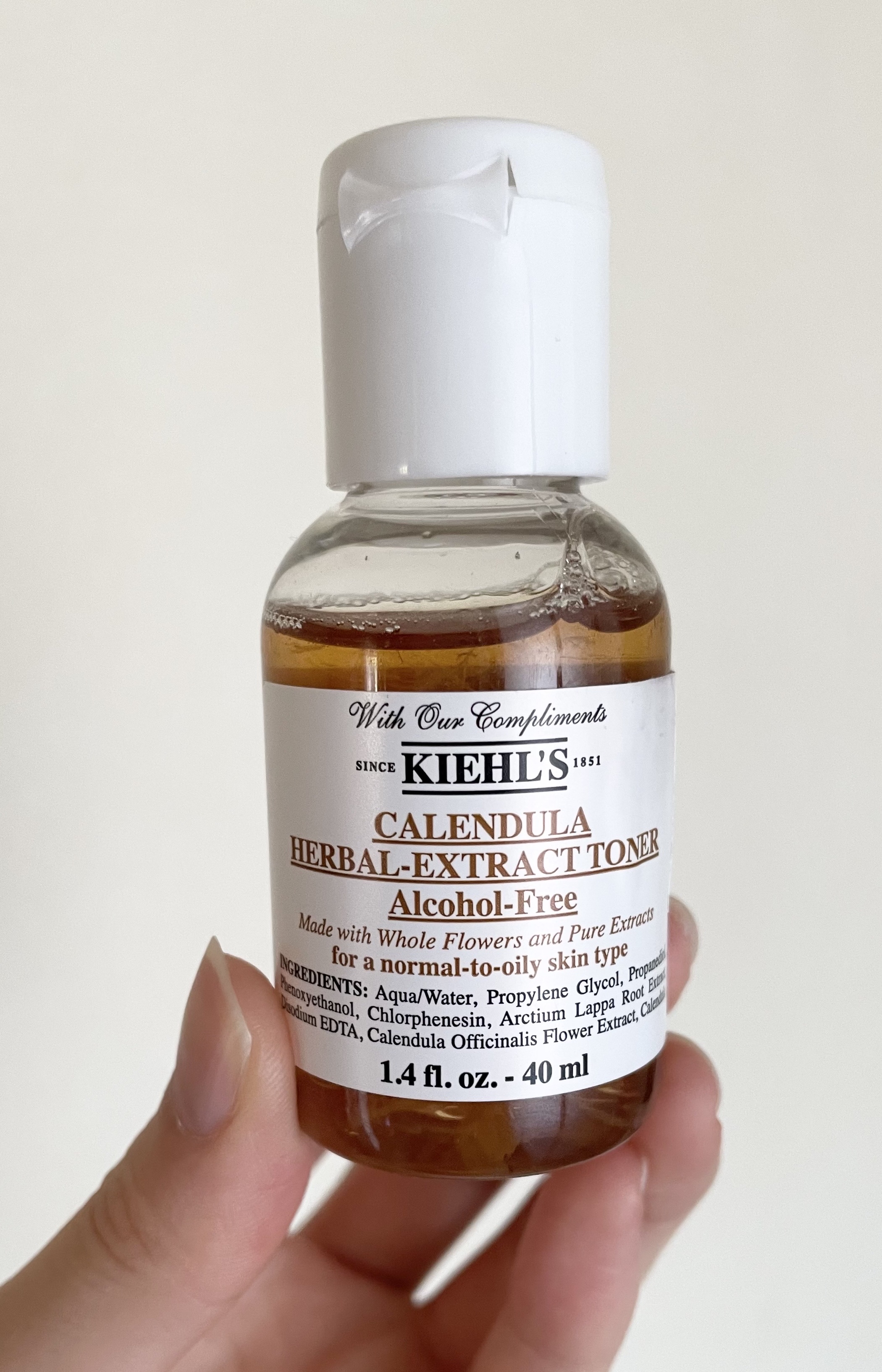 キールズ ハーバル トナー CL アルコールフリー/Kiehl's/化粧水を使ったクチコミ（1枚目）