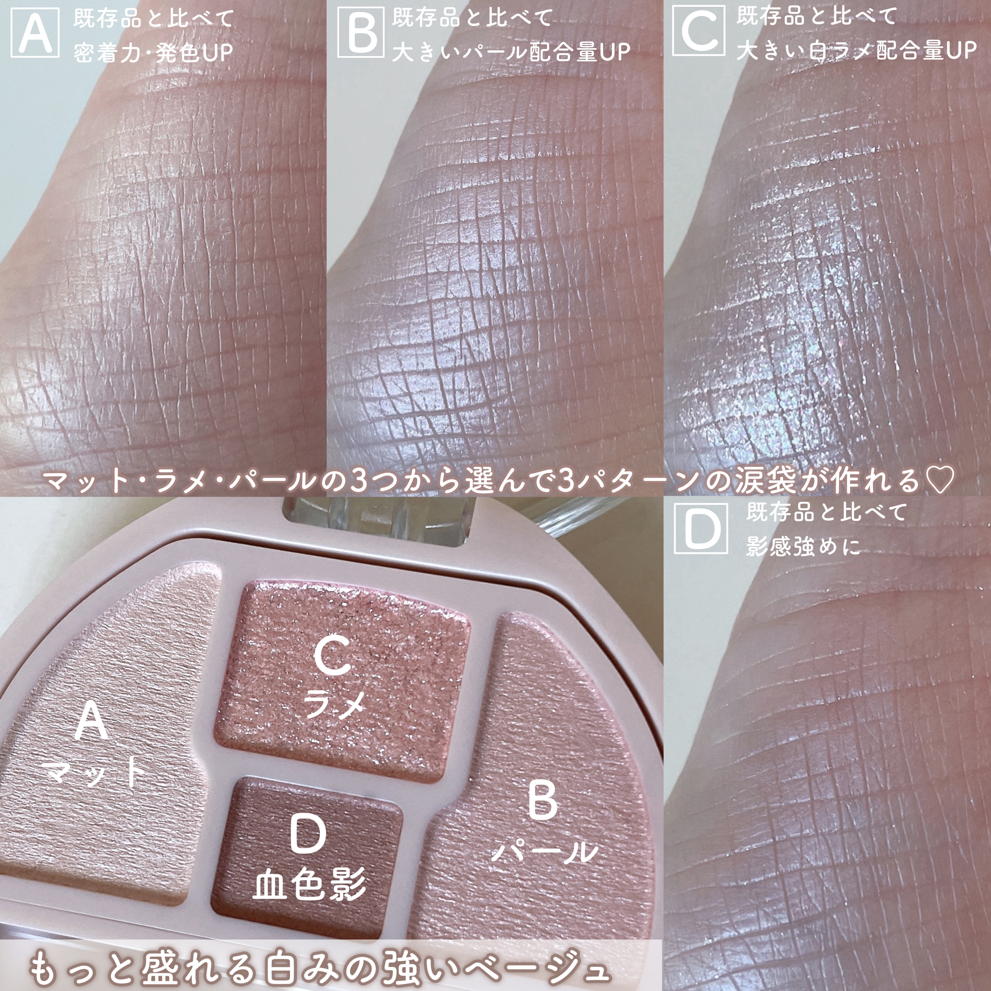 プランぷくコーデアイズNeo/キャンメイク/アイシャドウを使ったクチコミ（3枚目）