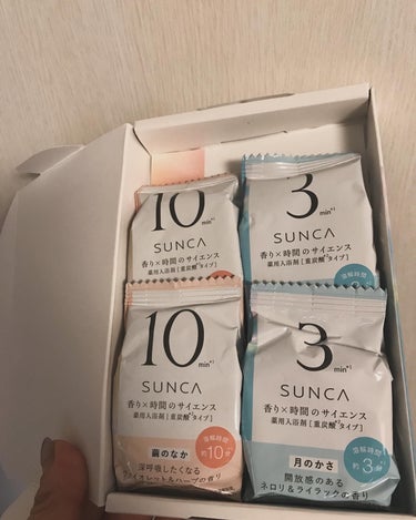 SUNCA ［医薬部外品］ SUNCA 入浴剤 アソートのクチコミ「
#PR　#SUNCA
 
［医薬部外品］SUNCA #入浴剤 #アソート 4錠（4回分）
#.....」（3枚目）