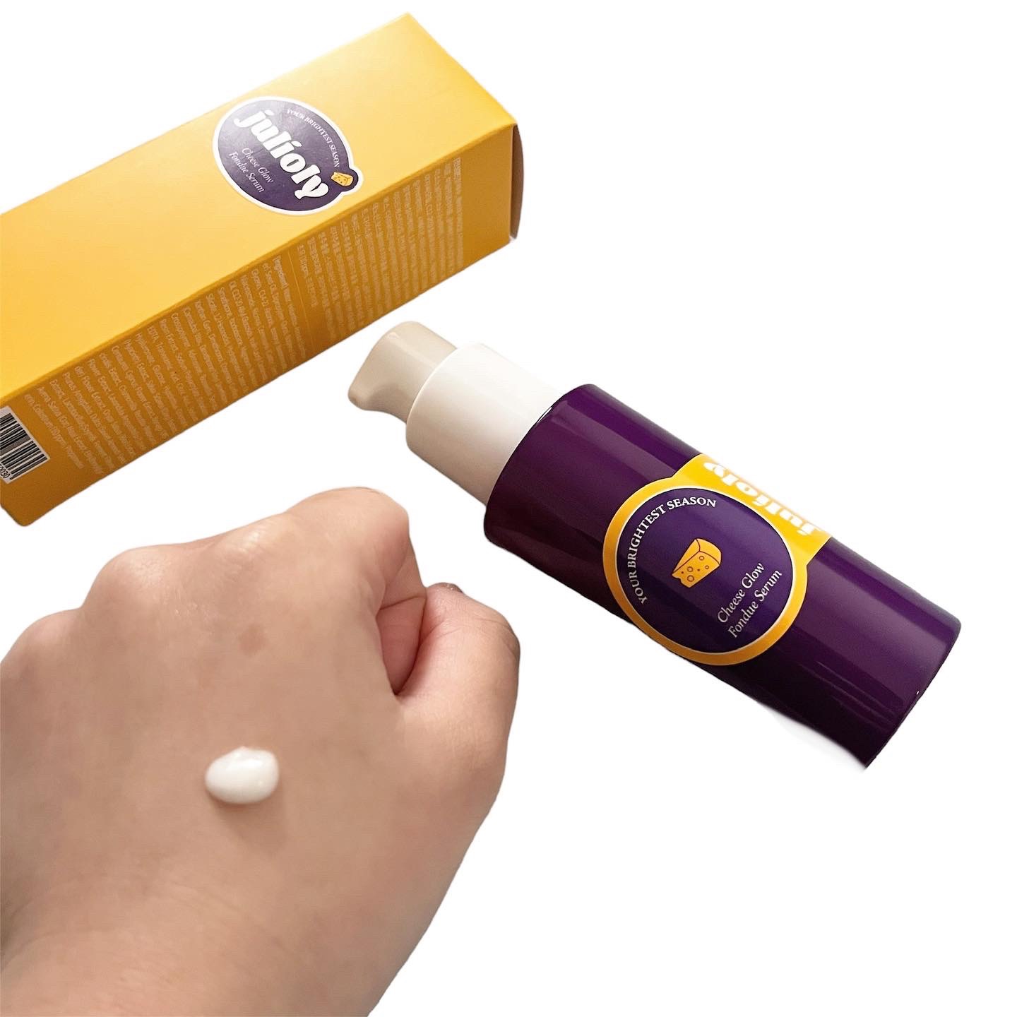 チーズフォンデュうるツヤセラム/Julioly/美容液を使ったクチコミ（2枚目）