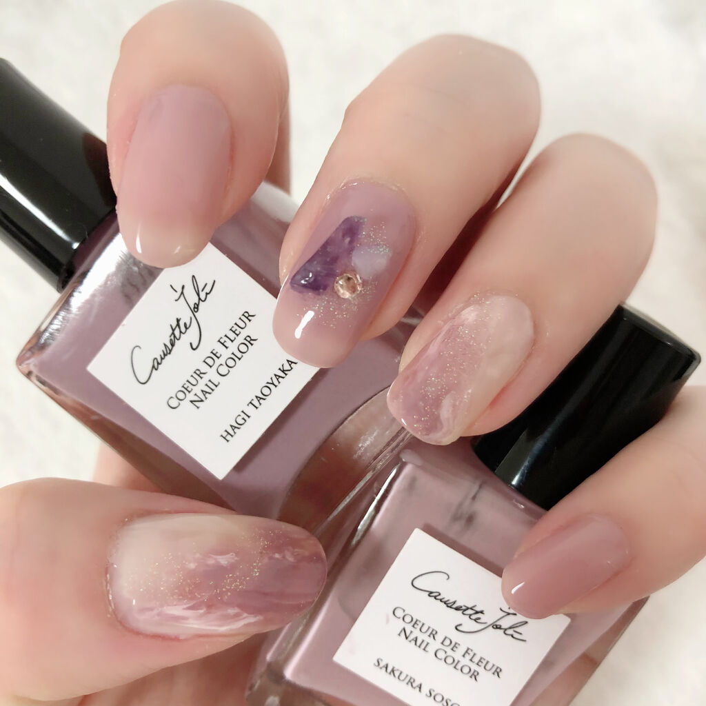 Coeur de Fleur Nail Color RURIKARAKUSA ENZEN 【るりからくさえんぜん】/Causette.Joli/マニキュアを使ったクチコミ（2枚目）