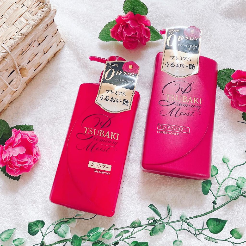 プレミアムモイスト シャンプー/ヘアコンディショナー/TSUBAKI/市販シャンプーを使ったクチコミ(1枚目)