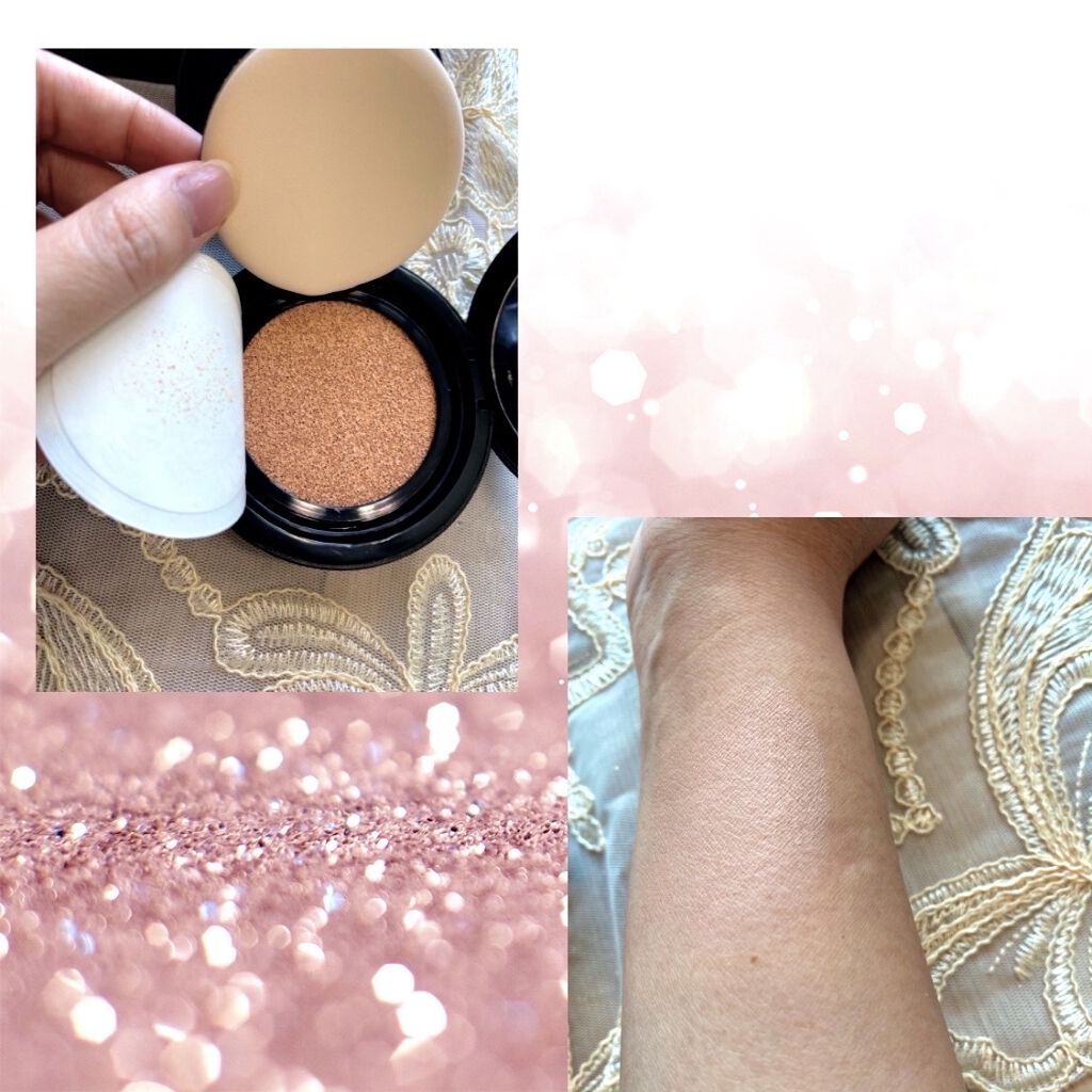 DOUBLE LAYERING SERUM IN CUSHIO CHERRY BLOSSOM/ラミューズ/クッションファンデーションを使ったクチコミ（2枚目）