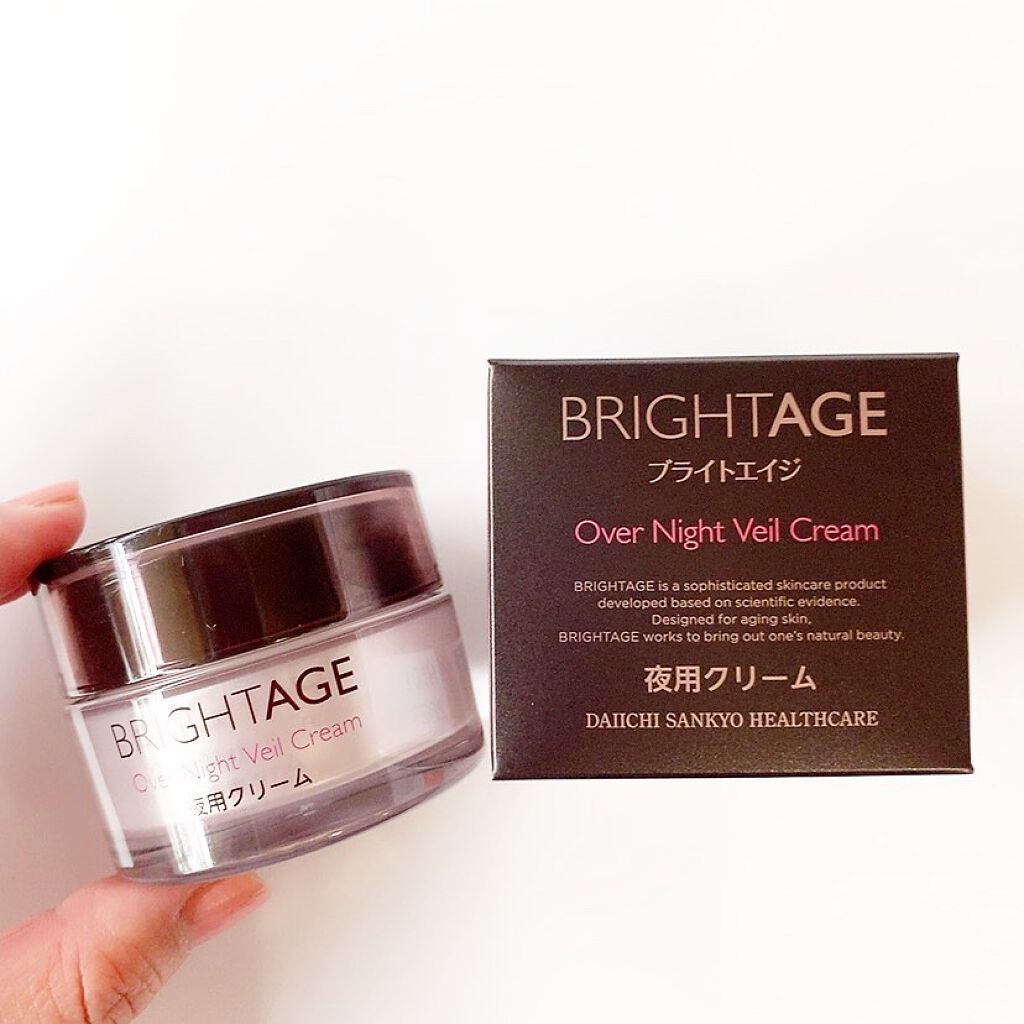 オーバーナイト ヴェールクリーム/BRIGHTAGE/フェイスクリームを使ったクチコミ(4枚目)