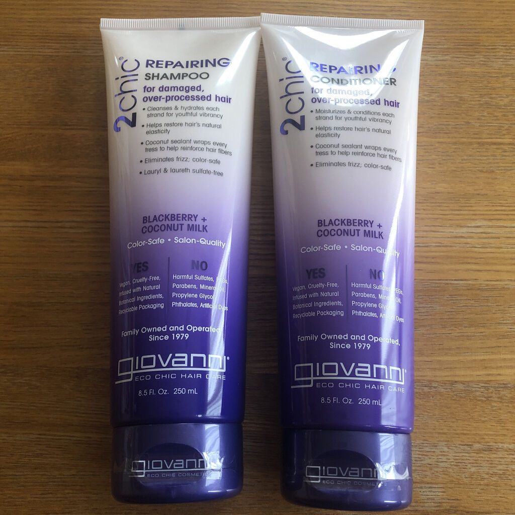 ジョヴァンニ 2chic ダメージ シャンプー/コンディショナー/giovanni/市販シャンプーを使ったクチコミ（1枚目）