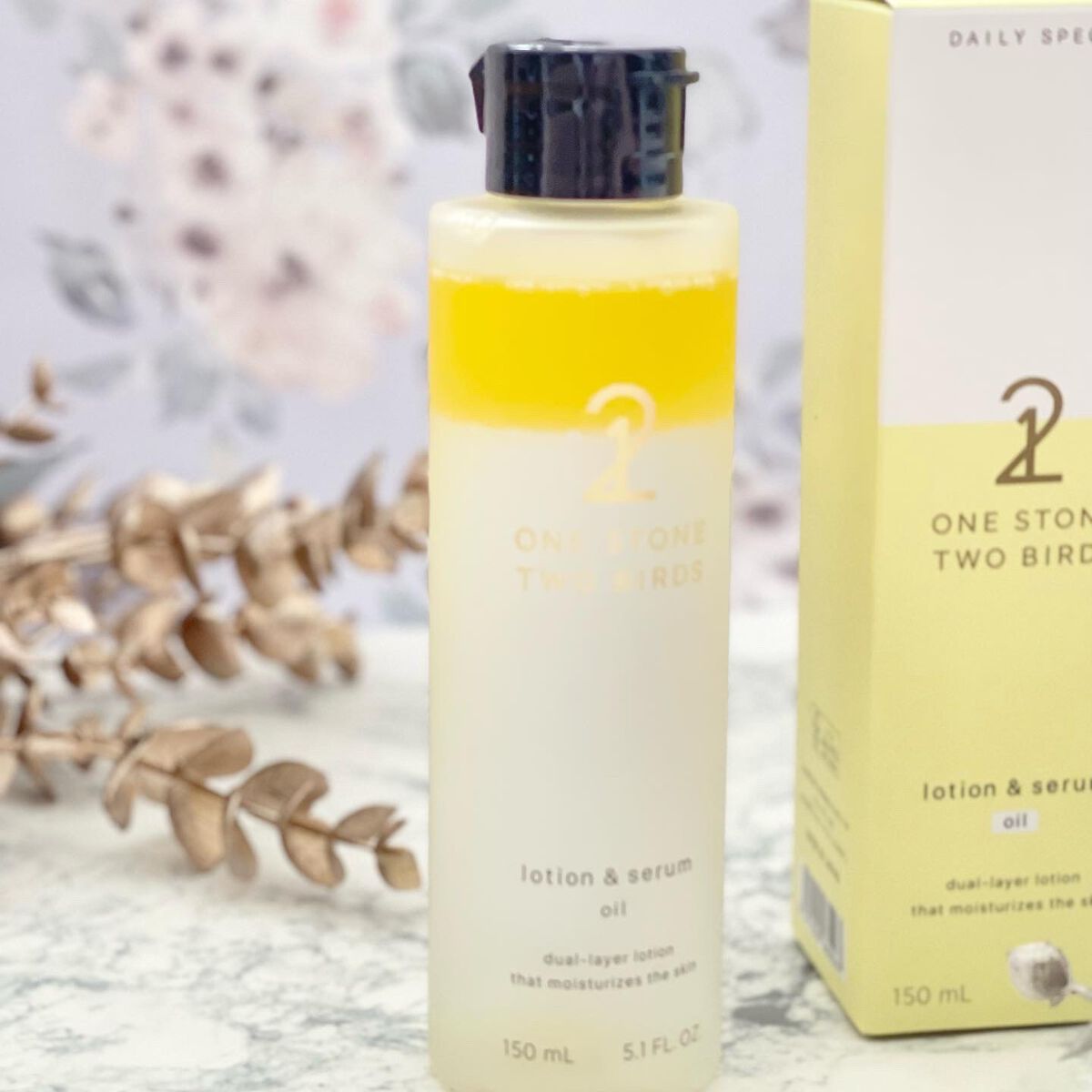 オイルインローション/ONE STONE TWO BIRDS/化粧水を使ったクチコミ（3枚目）