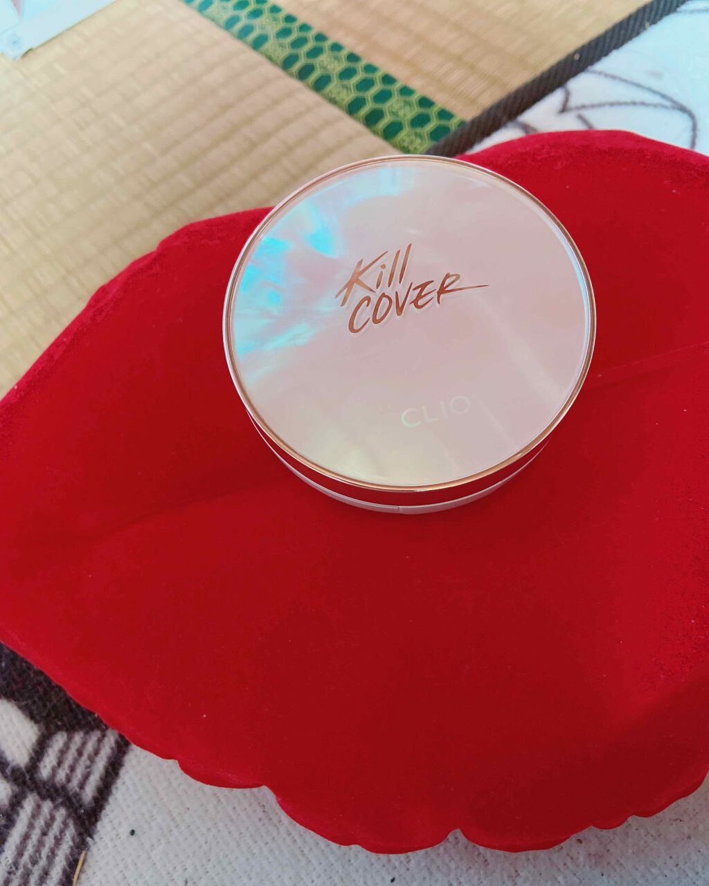 キル カバー ピンク グロウ クリーム クッション/CLIO/クッションファンデーションを使ったクチコミ(1枚目)