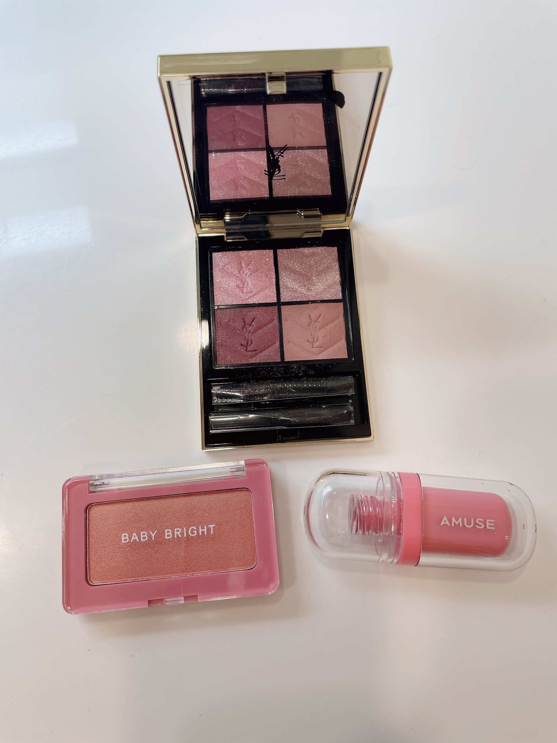 フェイスシャインブラッシャー/BabyBright/パウダーチークを使ったクチコミ（3枚目）