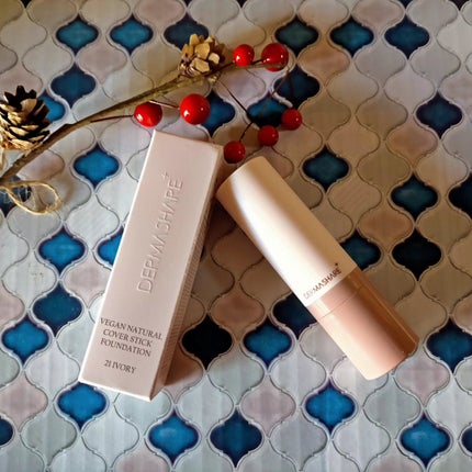 ヴィーガンナチュラルカバースティックファンデーション/DERMASHARE/その他ファンデーションを使ったクチコミ(1枚目)