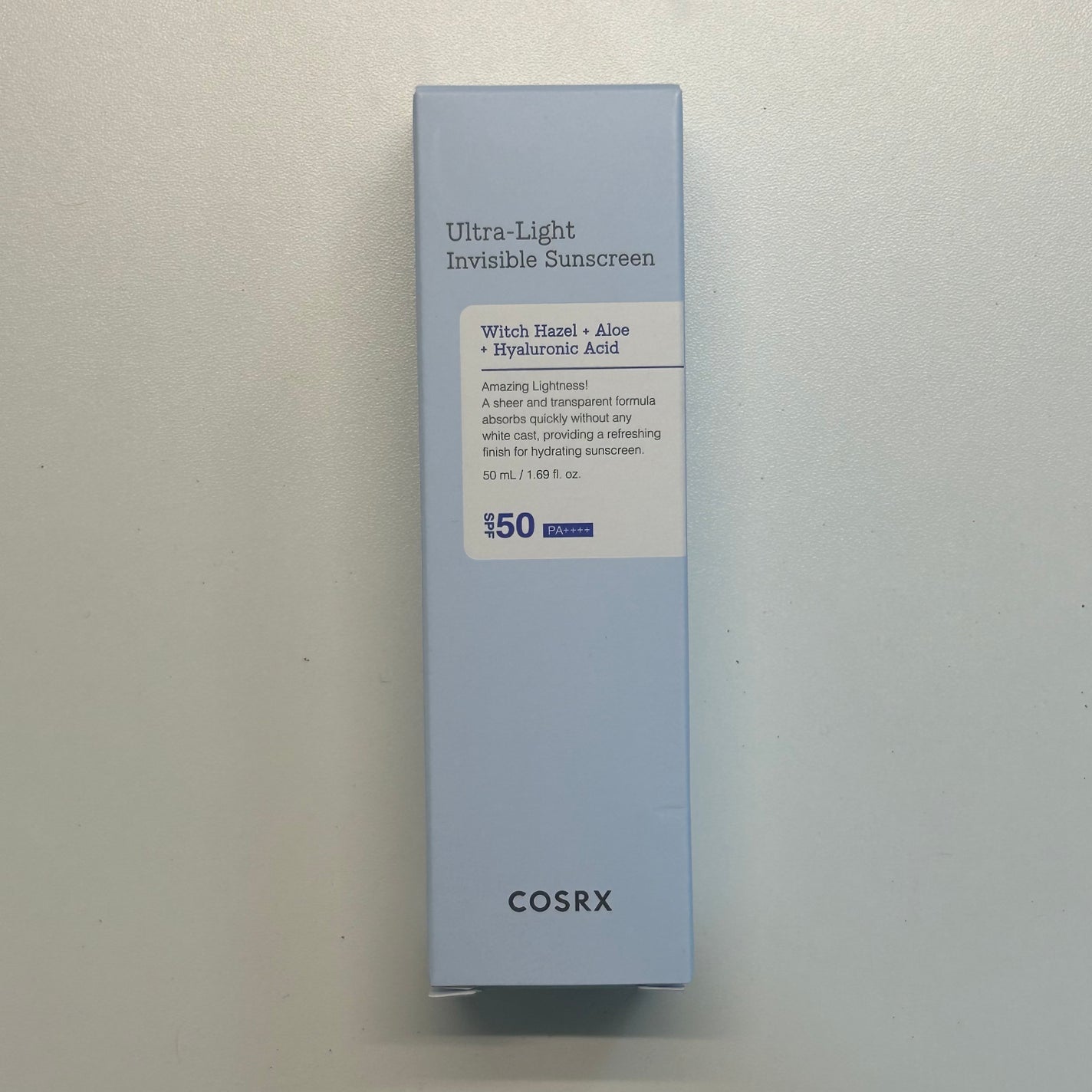 ウルトラライト透明UVクリーム/COSRX/日焼け止めクリームを使ったクチコミ(1枚目)
