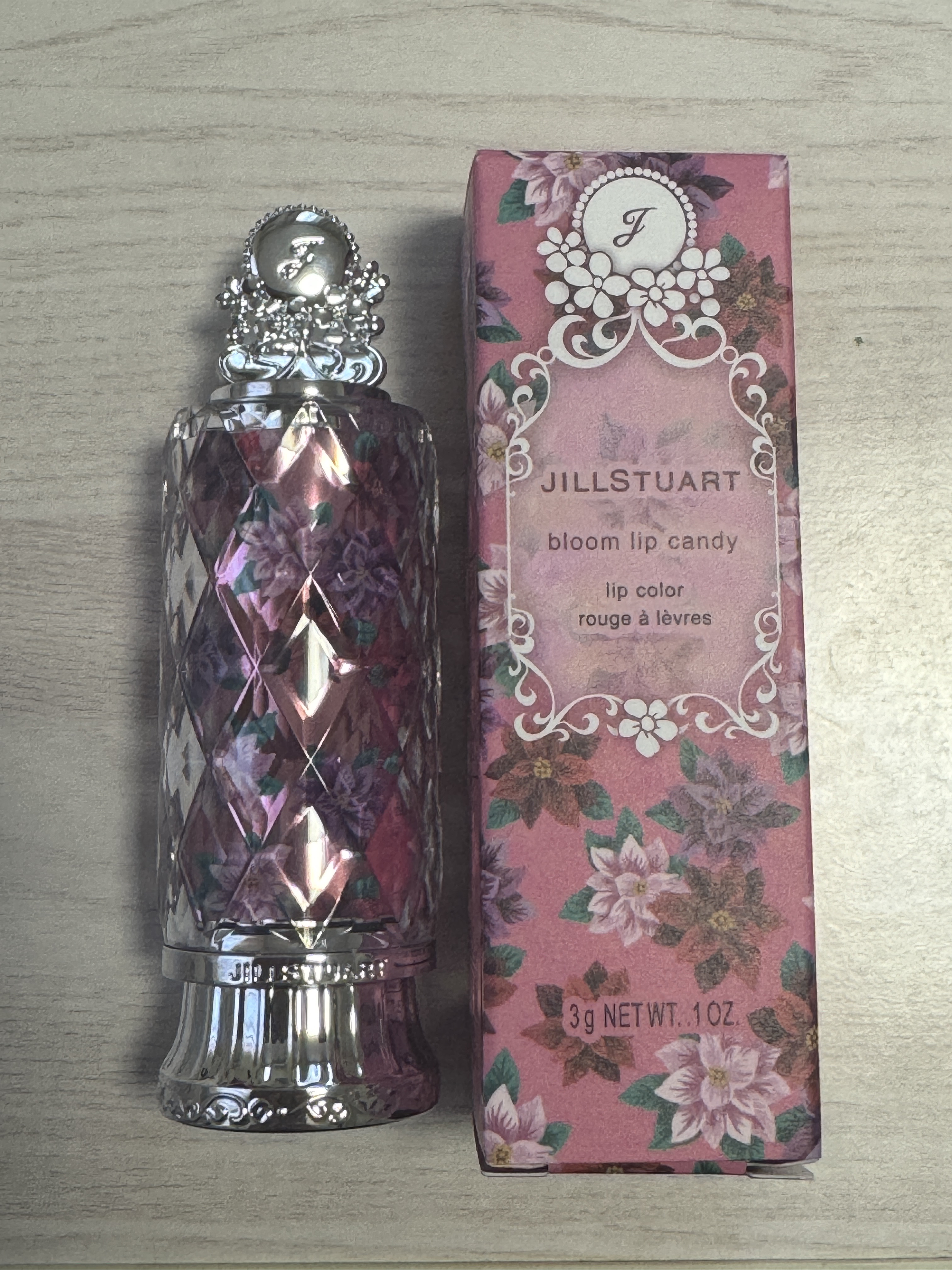 ジルスチュアート ブルーム リップ キャンディ 12 merry poinsettia/JILL STUART/口紅を使ったクチコミ（2枚目）