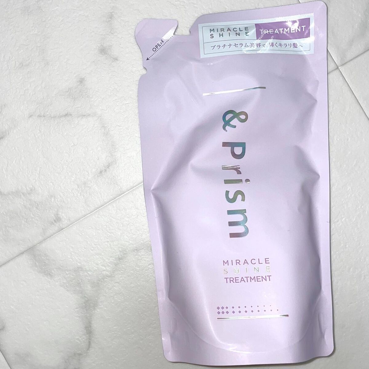 ミラクル シャイン シャンプー/ヘアトリートメント/&Prism/市販シャンプーを使ったクチコミ(2枚目)