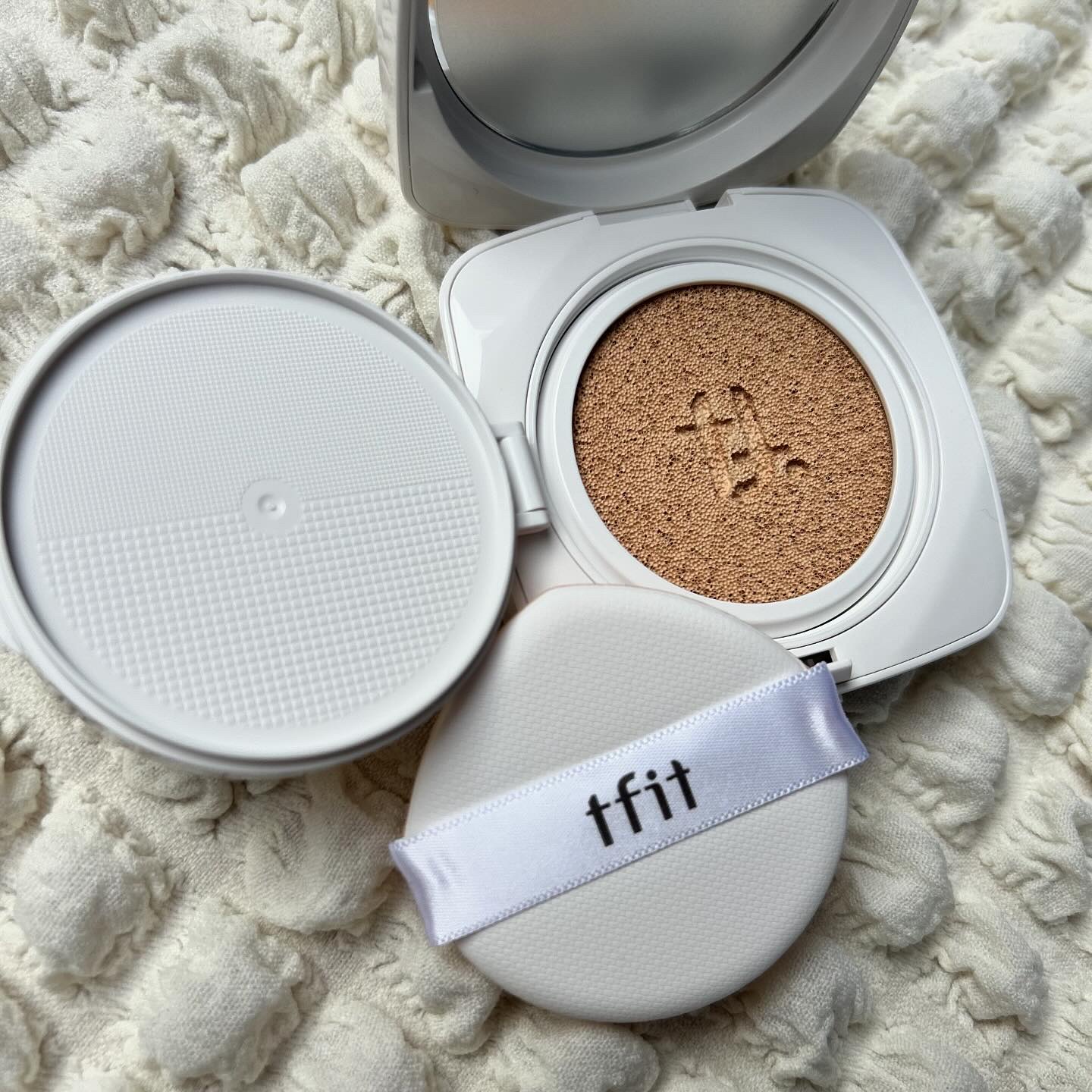 レイヤリングフィットカバークッションEX/TFIT/クッションファンデーションを使ったクチコミ（3枚目）