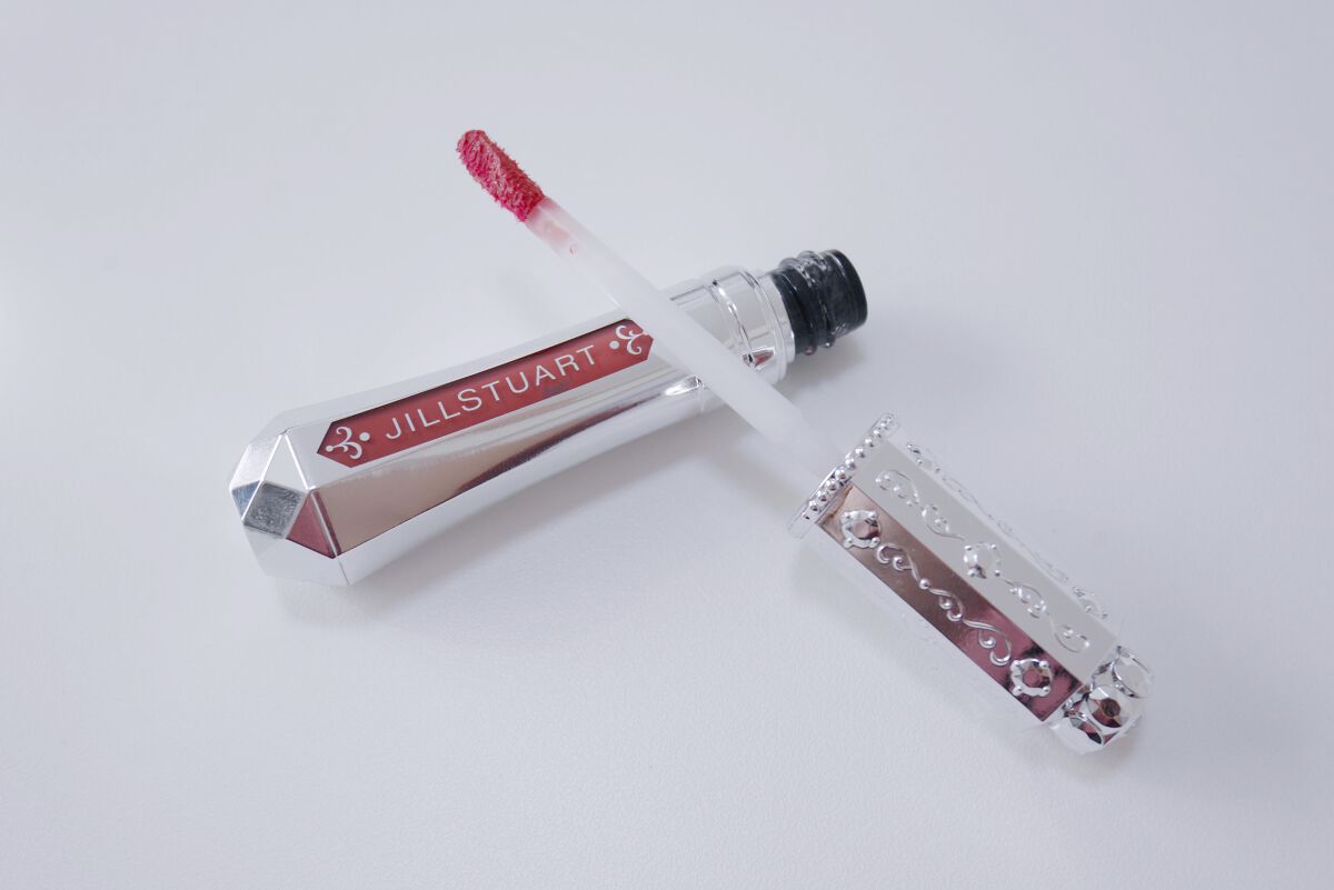 ジルスチュアート タイムレスグロウ ルージュティント 05 sunset afterglow /JILL STUART/リップティントを使ったクチコミ（1枚目）
