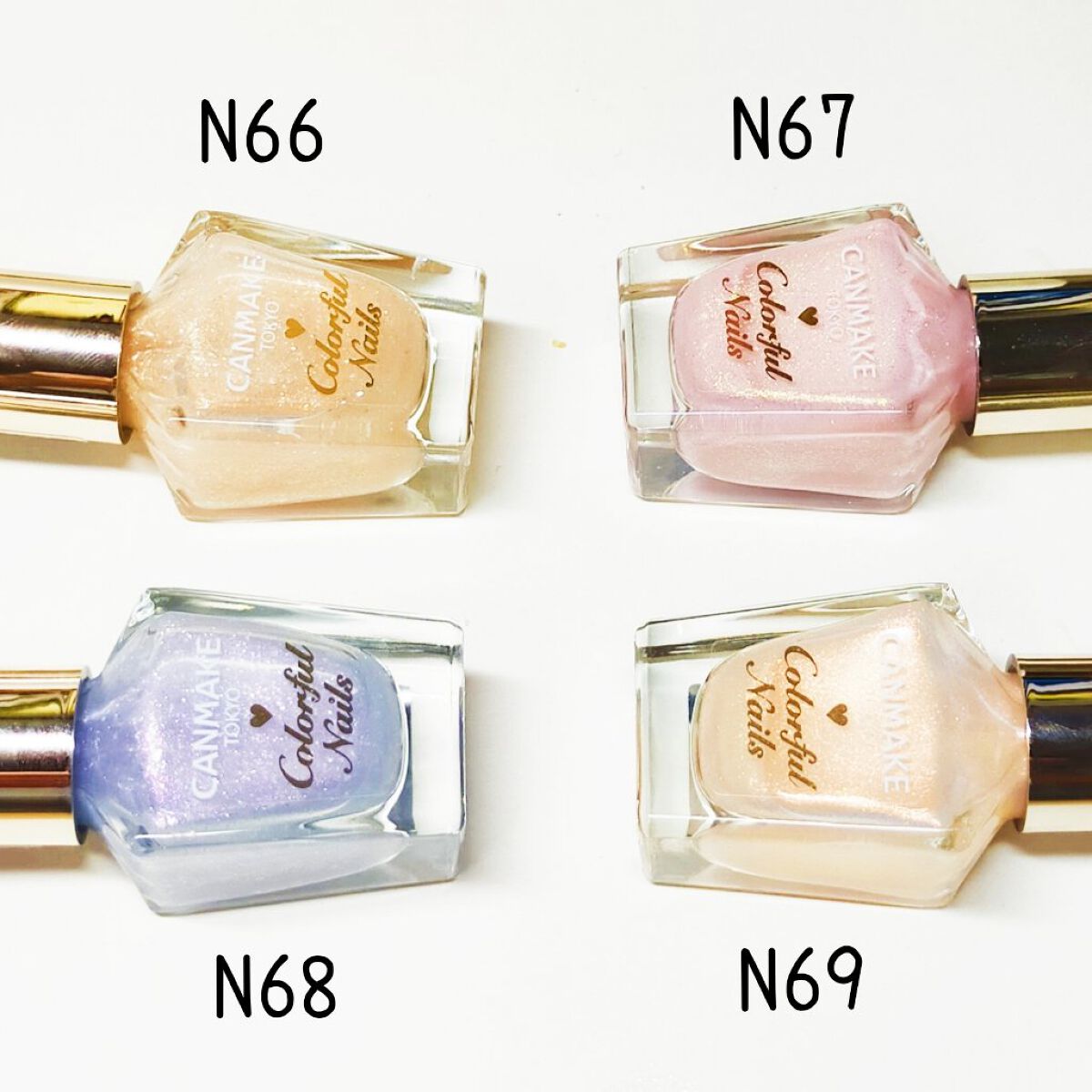 カラフルネイルズ/キャンメイク/マニキュアを使ったクチコミ（2枚目）