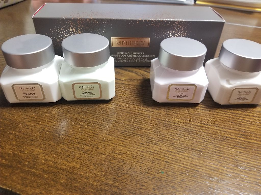 リュクス インダルジェンス スフレ ボディ クリーム コレクション/ローラ メルシエ/スキンケアキットを使ったクチコミ（1枚目）