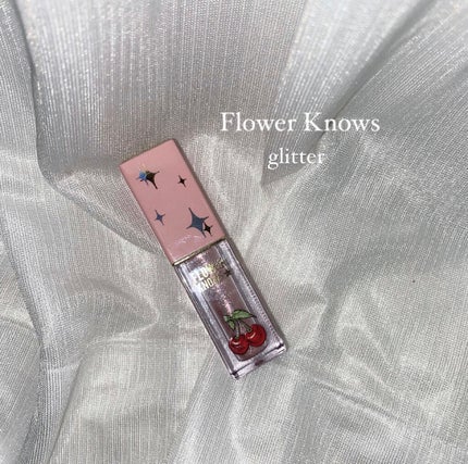 Cherry Love グリッター リキッドアイシャドウ/FlowerKnows/グリッターを使ったクチコミ(1枚目)