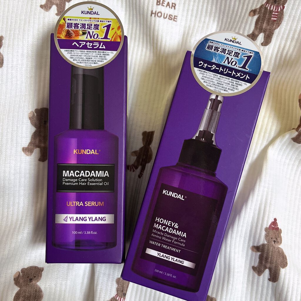 クンダル マカダミア ウルトラヘアセラム /KUNDAL/ヘアオイルを使ったクチコミ（1枚目）
