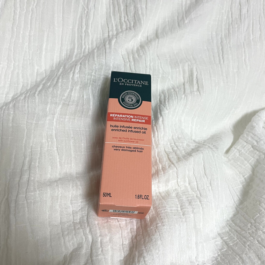 ファイブハーブス リペアリングインテンシヴオイル/L'OCCITANE/ヘアオイルを使ったクチコミ（2枚目）