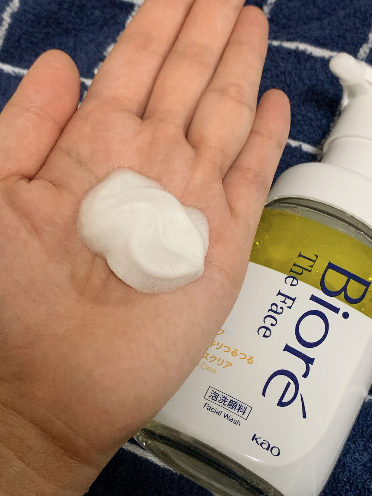 ビオレ ザフェイス 泡洗顔料 スムースクリア/ビオレ/泡洗顔を使ったクチコミ（3枚目）